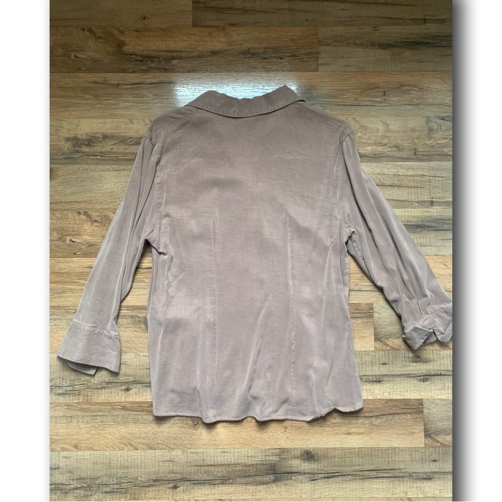 Tianello Tencel Button-down Top Size-Small NWT - Picture 4 of 11